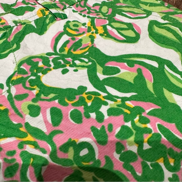 Lilly Pulitzer Green/Pink Callahan‎ Shorts Size 00 - Picture 5 of 5